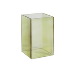 Ersatz-Glaszylinder, 14,2 cm hoch, antik-gelb