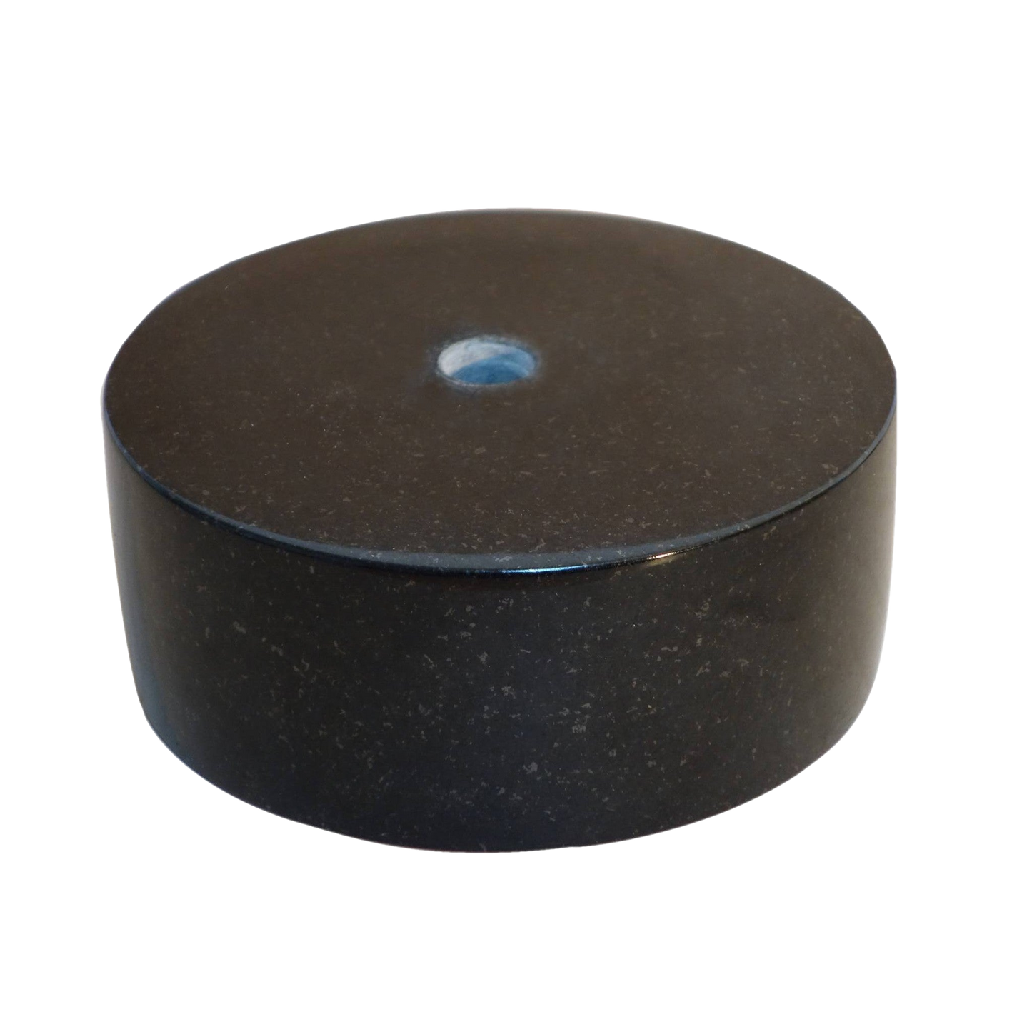 Sockel aus Granit Impala schwarz, Durchmesser 15 cm