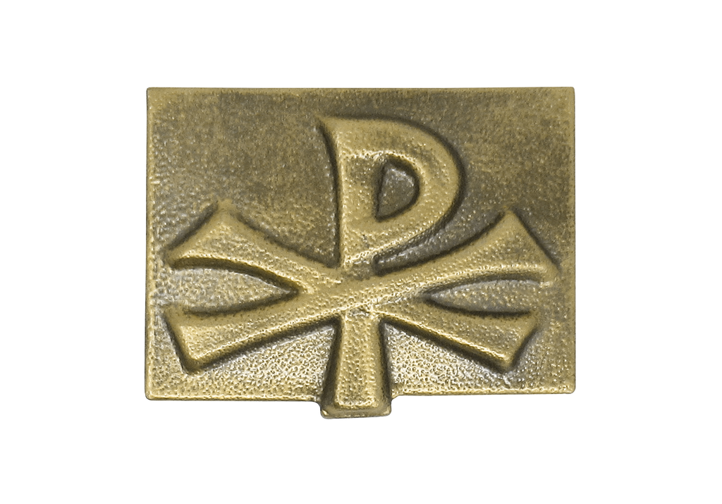 Grabweihkessel mit Motiv "Christusmonogramm"