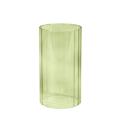 Ersatz-Glaszylinder, 14,4 cm hoch, antik-gelb