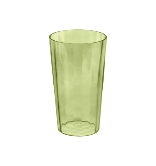 Ersatz-Glaszylinder, 15 cm hoch, antik-gelb