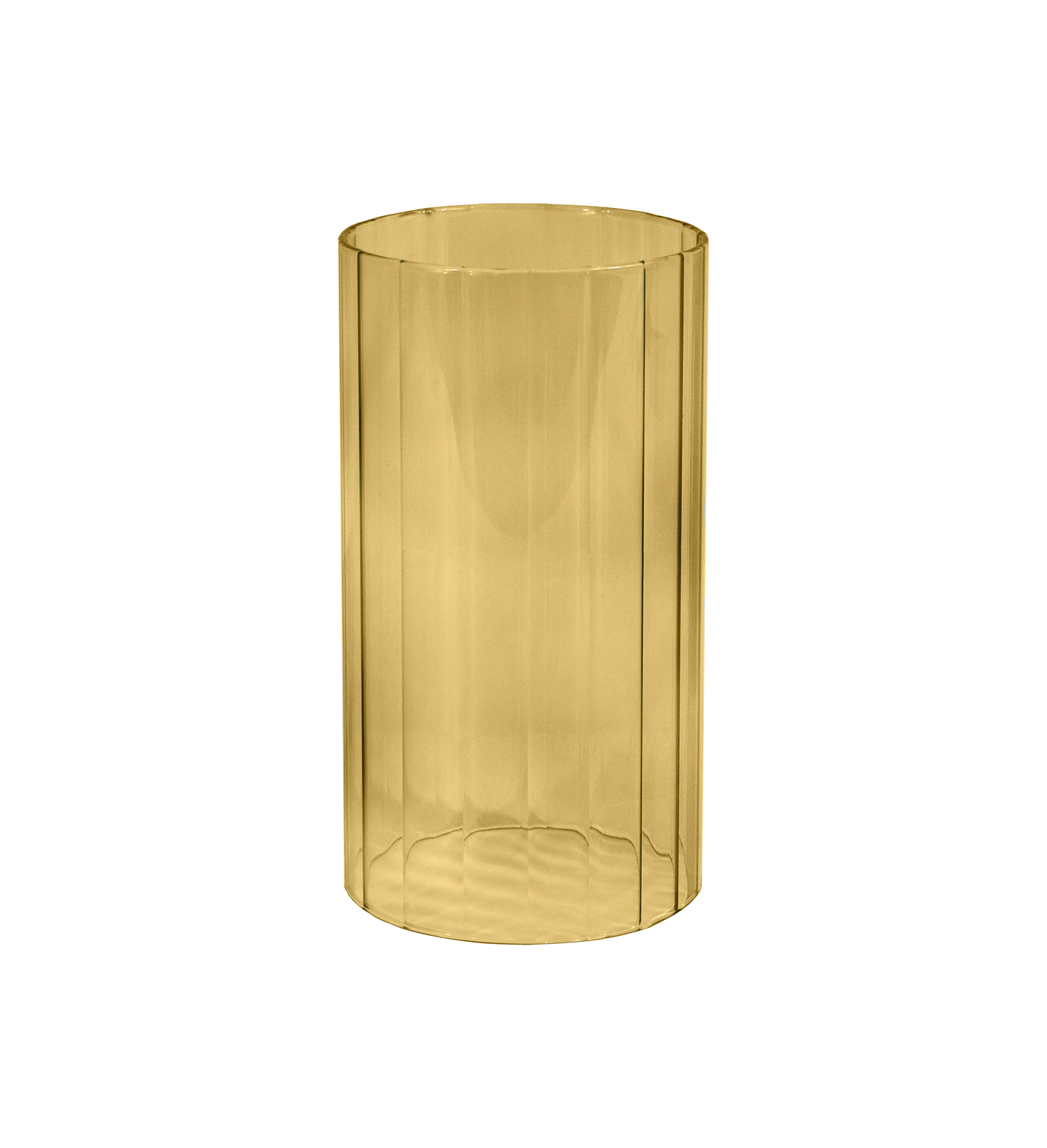 Ersatz-Glaszylinder, 14,4 cm hoch, Parsol-bronze
