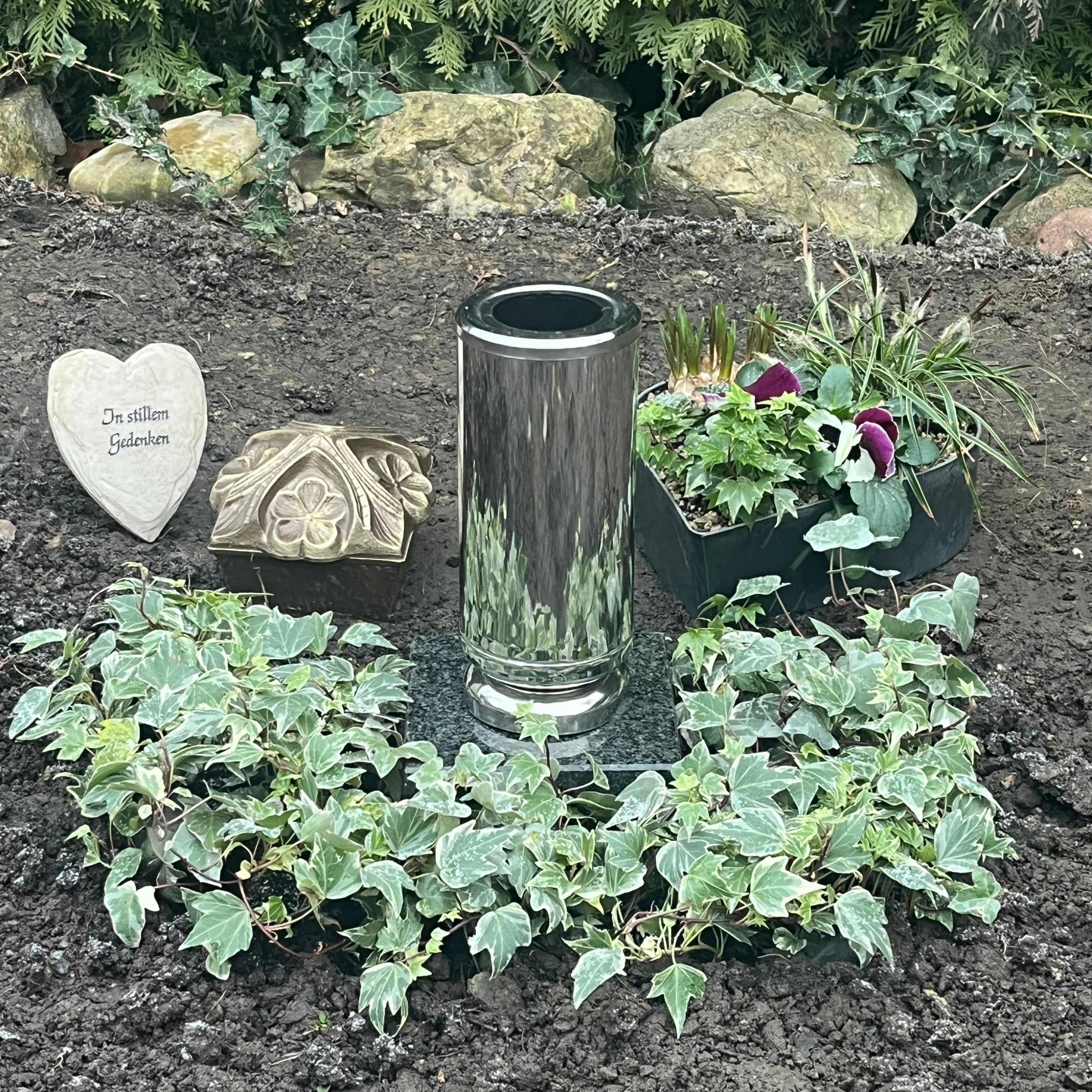 Grabvasen-Set "Patron" 21,5 cm