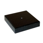 Schwarzer Granitsockel 12x12x3 cm