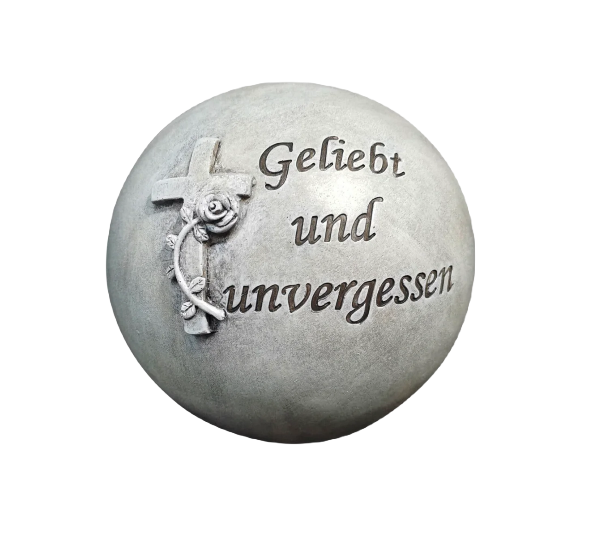 Kugel "Geliebt und Unvergessen"-GrabschmuckWELT