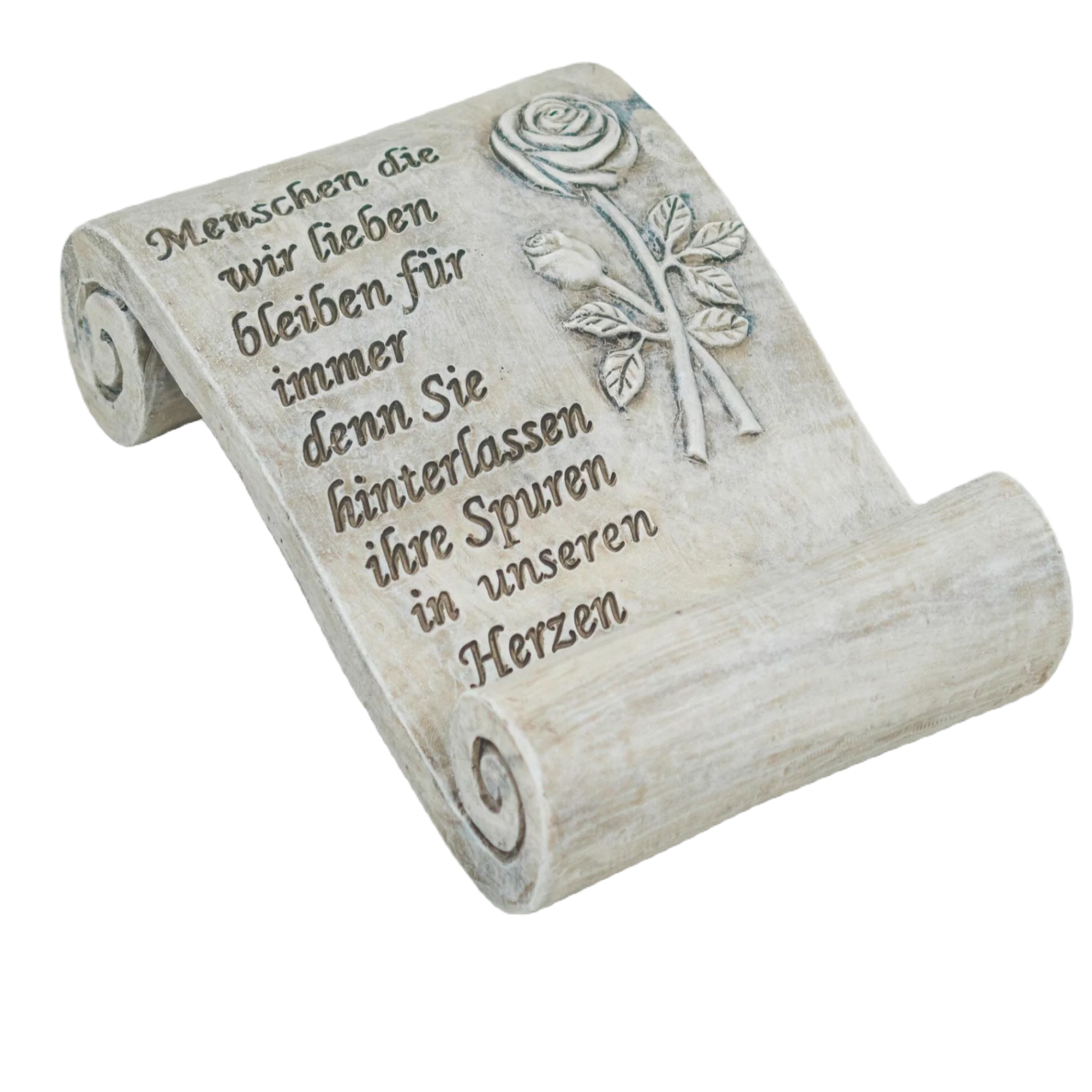 Schriftrolle "Menschen die wir Lieben"-GrabschmuckWELT