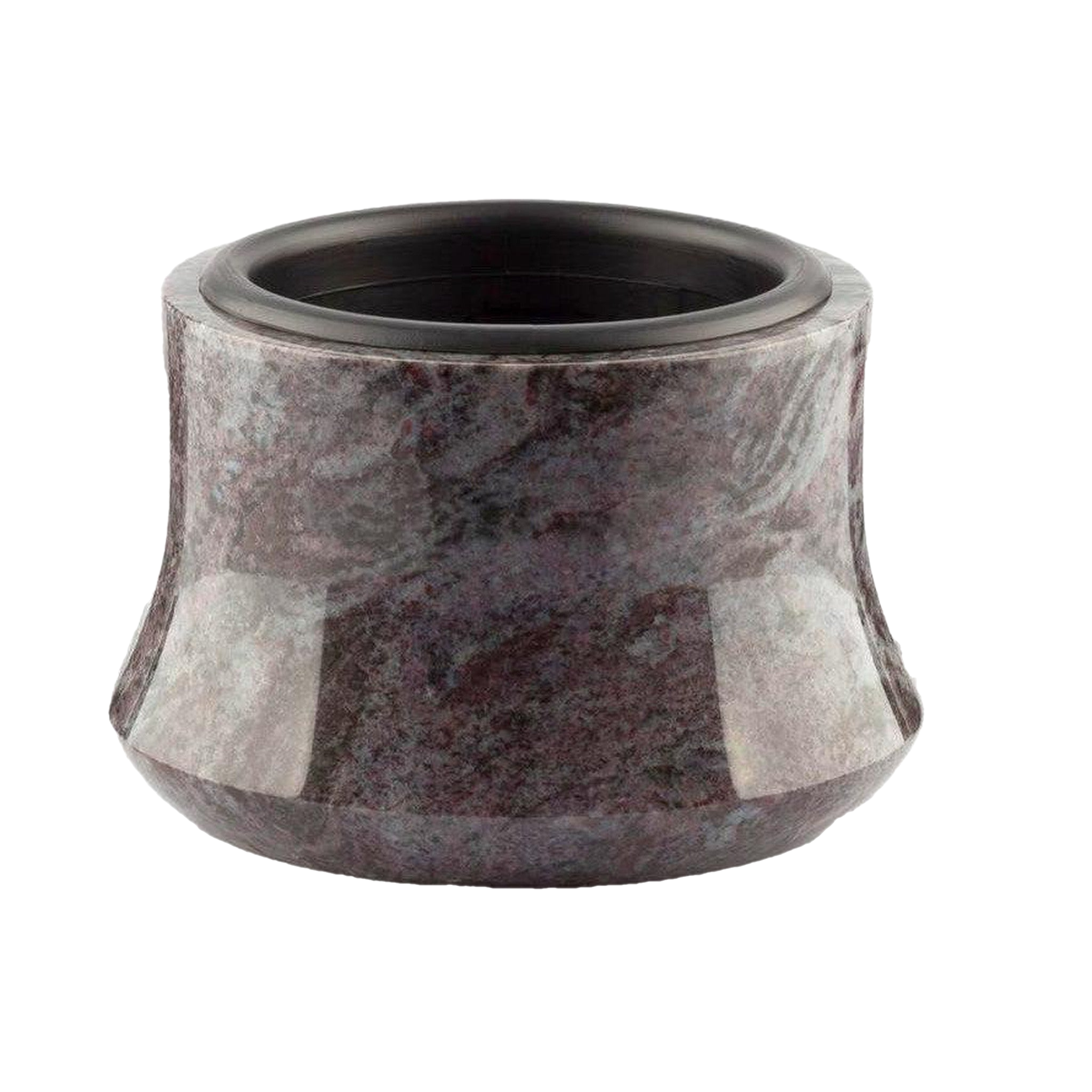 Elegante Granit-Grabschale, 23 cm Durchmesser