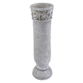 Grabvase "Blättertanz", 29,5 cm-GrabschmuckWELT