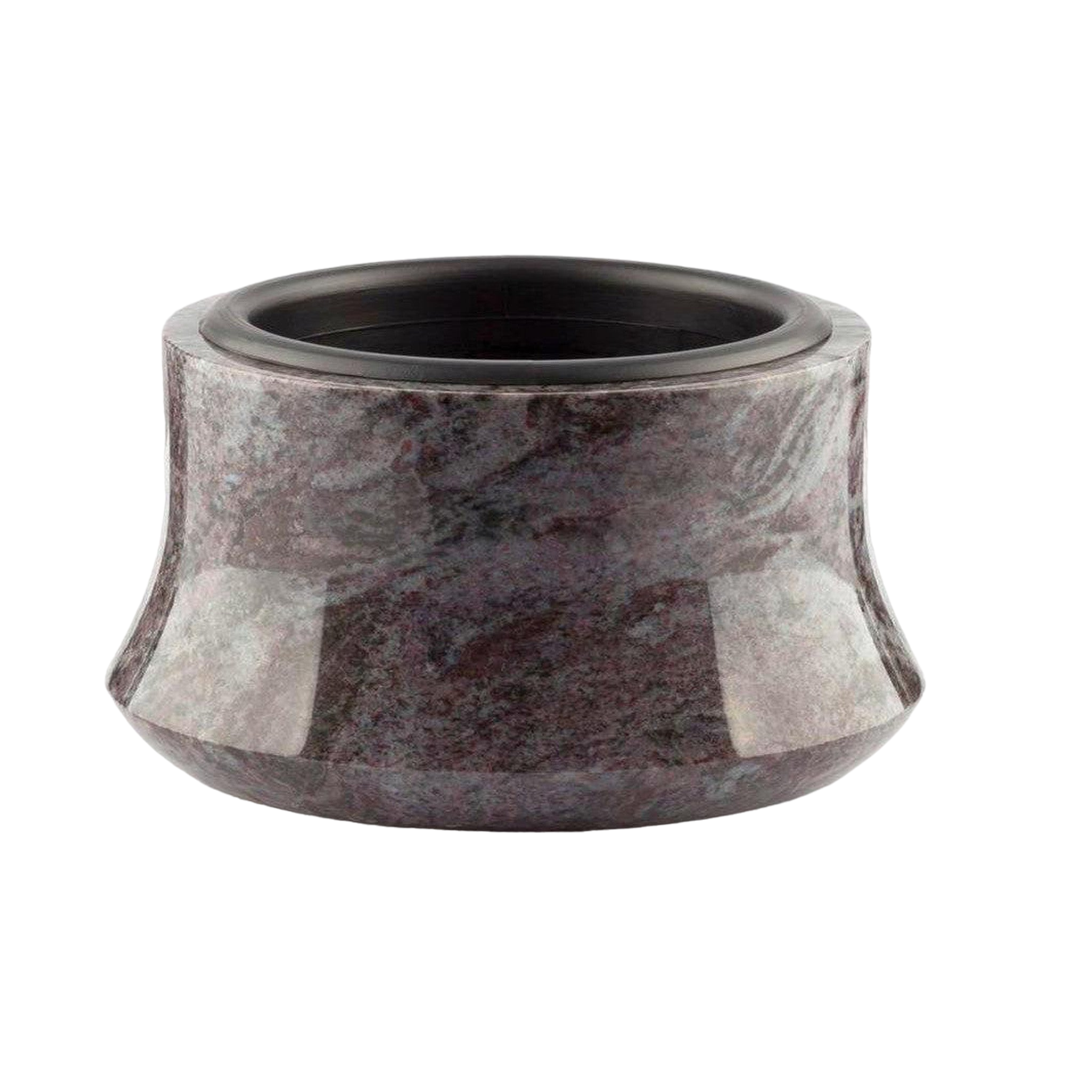 Große Granit-Grabschale, 33 cm Durchmesser-GrabschmuckWELT