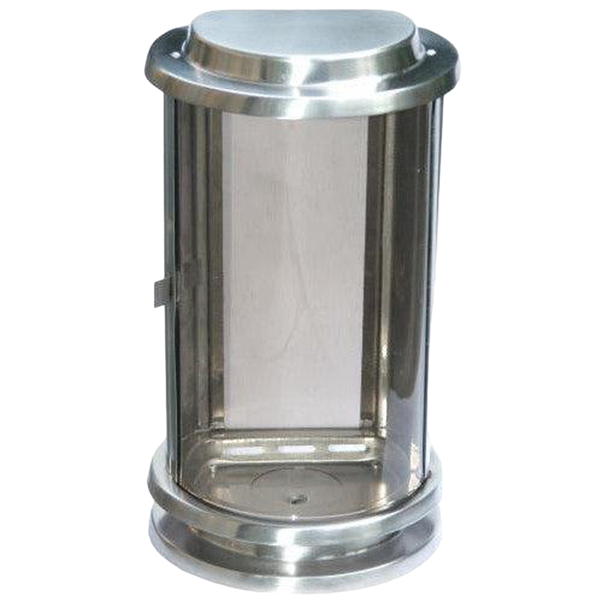 Halbrunde Grablampe "Glanzpunkt"-GrabschmuckWELT