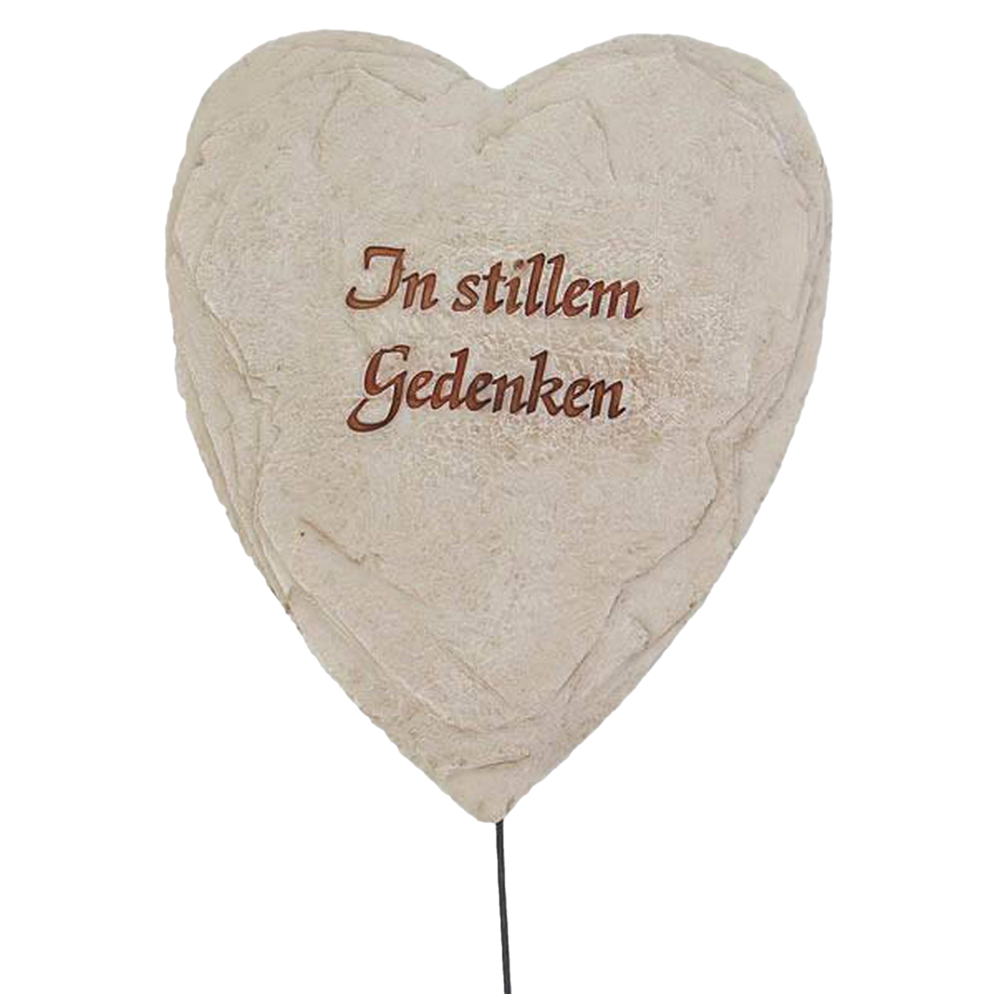 Herz am Stab "In stillem Gedenken"