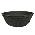Pflanzschale aus Black Biolit®, 30 cm Durchmesser