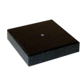 Sockel aus Granit Impala schwarz, 15x15x3 cm