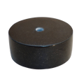 Sockel aus Granit Impala schwarz, Durchmesser 15 cm
